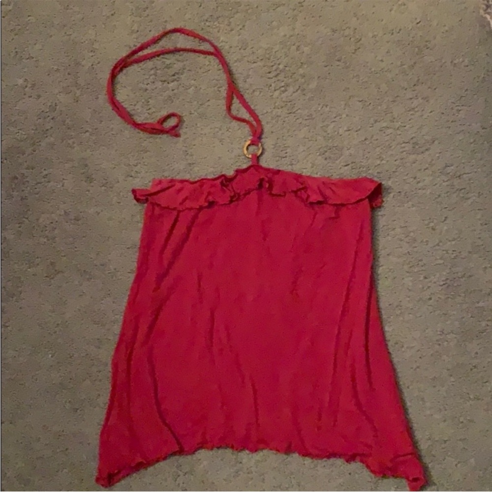 Red Halter Top